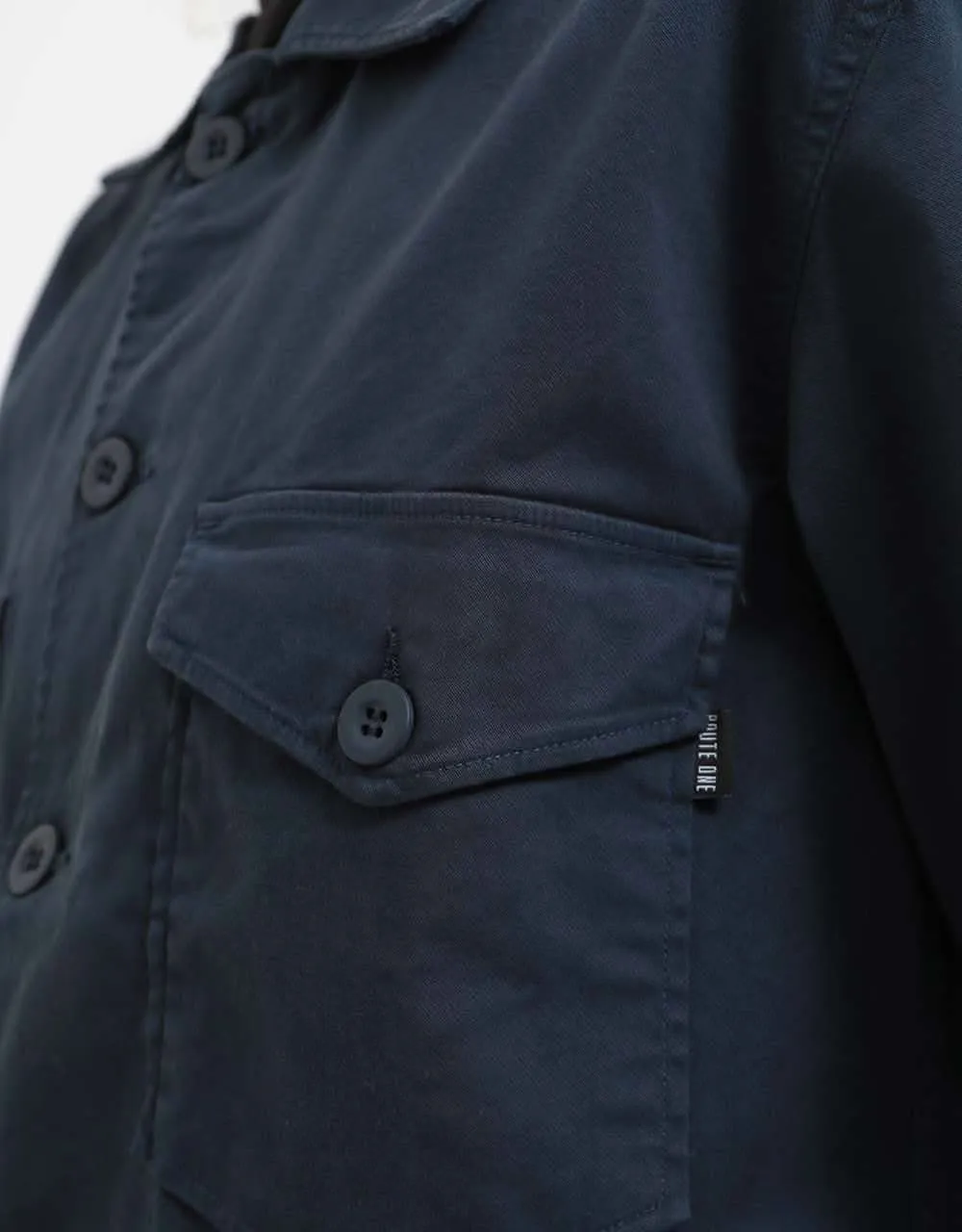 Route One Military Shirt - Navy