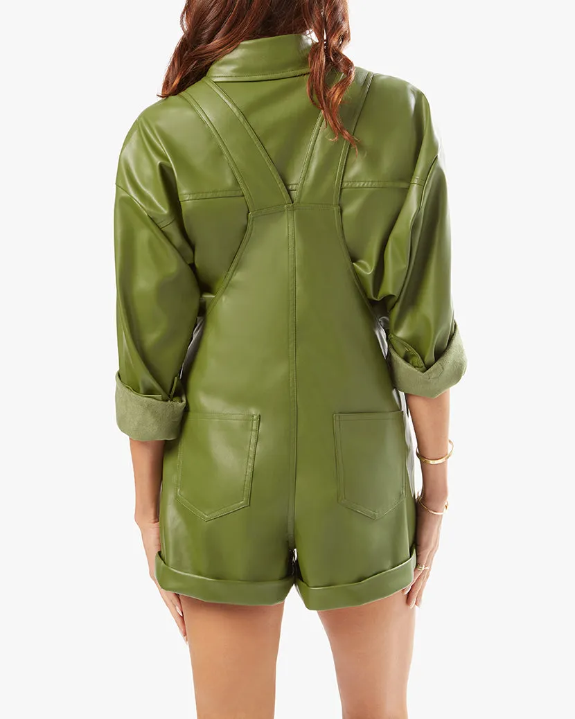 Vegan Leather Overshirt
